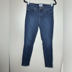 Paige Jeans Women’s Size 29 Hoxton Ankle Skinny Blue Dark Wash Mid Rise Denim